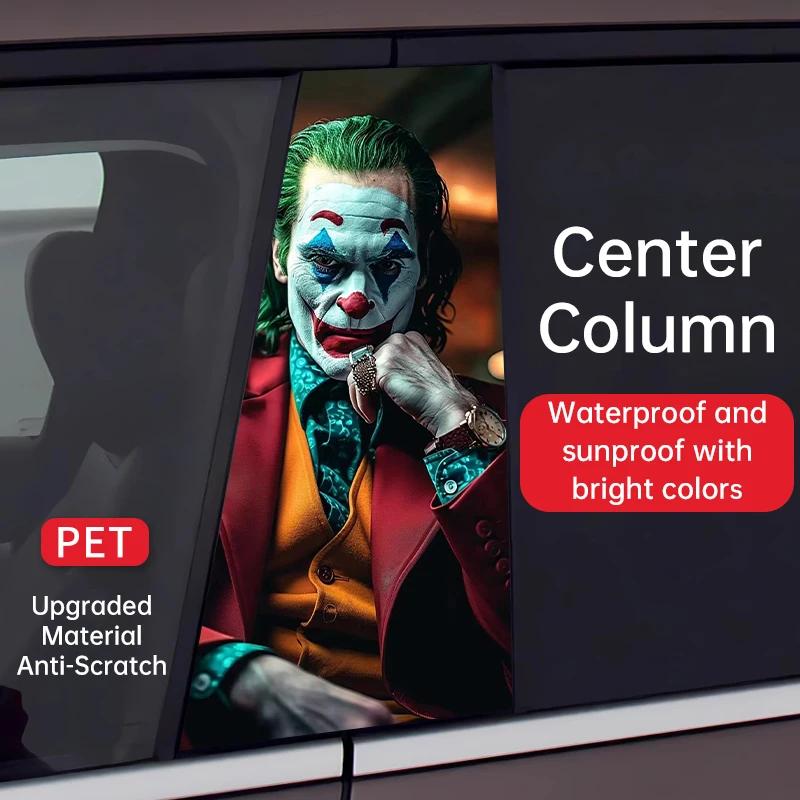 1 pz/2 pz Graffiti Divertente Joker Così Serio Adesivi per Auto Impermeabili Decalcomanie in Vinile per Auto Decorazione Anime per Montante B dell'Automobile