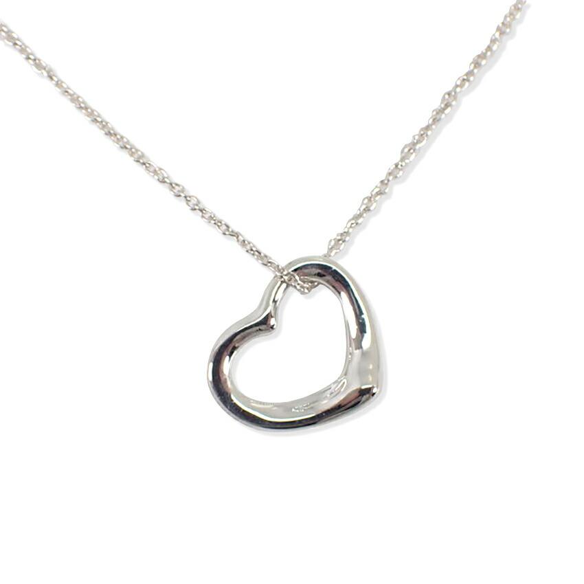 

[Used] TIFFANY 925 Open Heart Pendant/Necklace/g507-49