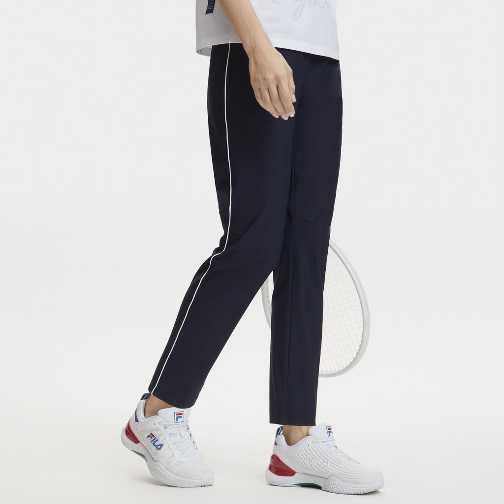 New FILA Knitted Sweatpants Women's RD Royal Blue A11W423603FNV