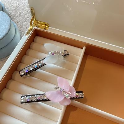 Spring New Arrival Fairy Style Rhinestone Butterfly Spring Clip - Trendy Hair Accessory for Women