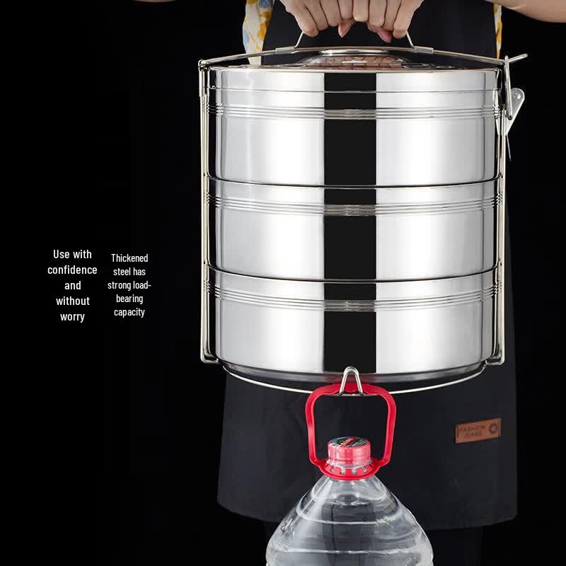Large Capacity Insulated Stainless Steel Lunch Box