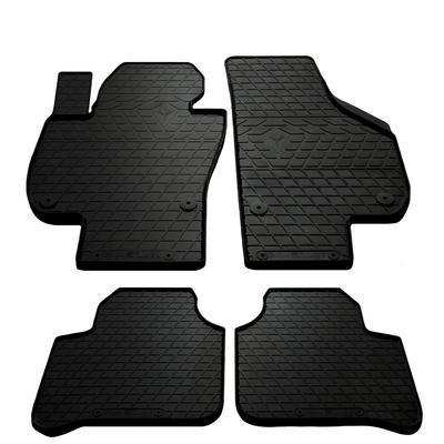 Rubber Mats (4 Pcs, Premium) for Skoda Superb 2009-2015