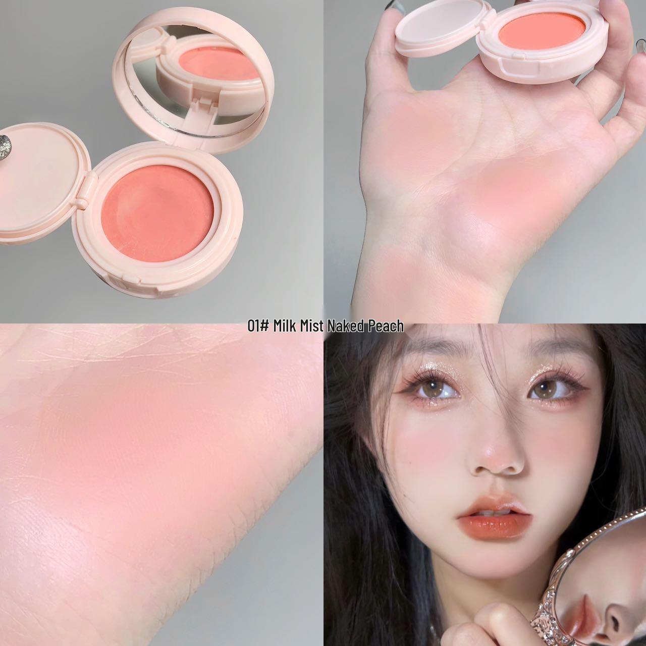 

G Blush Cream: Matte, Long-lasting Highlighter & Lip Color, Dual-use, Brightening, Affordable.