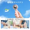 SSYFEI Handheld Fan with Cooling Plate Second Instant 28000 RPM Super Powerful Small Desktop Portable Up to 20 Hours of 5 Airflow Quiet Heatstroke