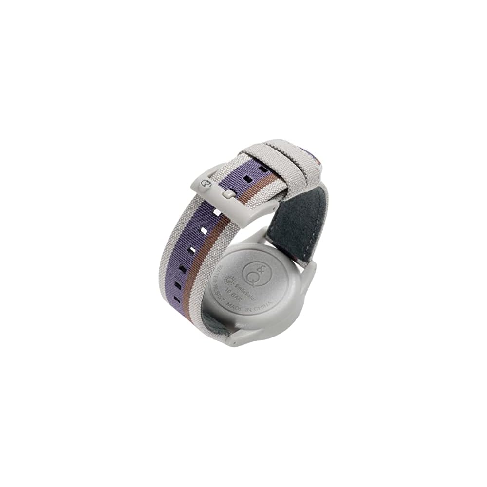 Q&Q SmileSolar Analog Solar Watch Waterproof Purple Women's R01A-002JK