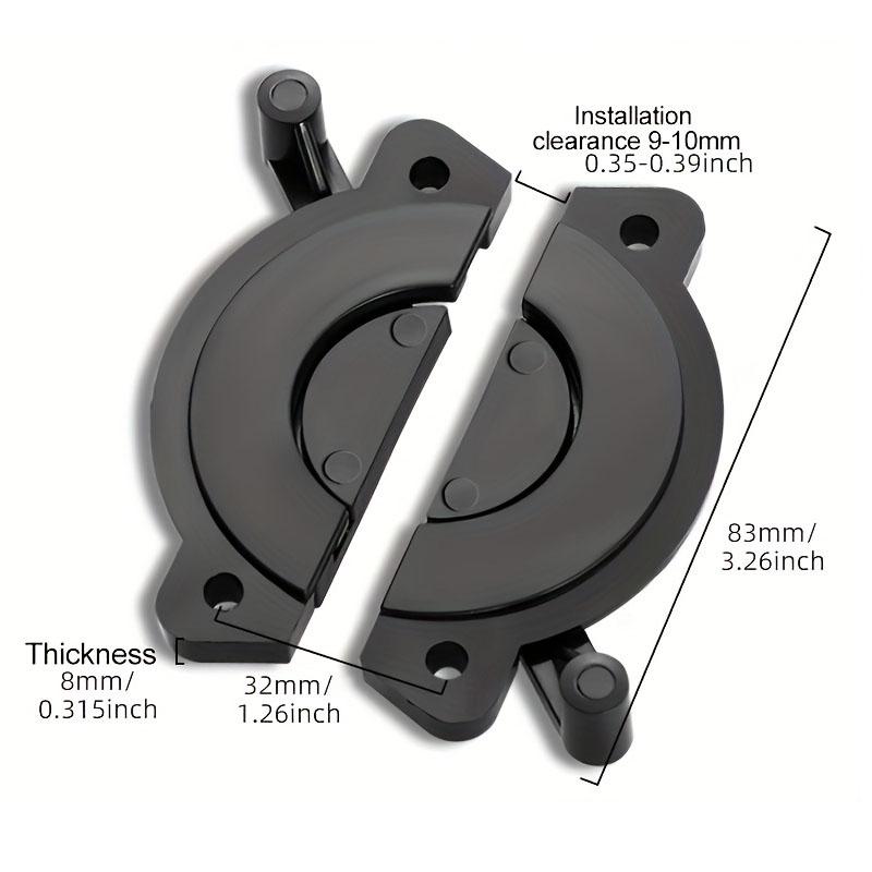 Möbelbeschläge Feste Zubehörteile Legierung Tischplattenverbinder Riegelhalterungen für Tischplatten Holzbearbeitung Befestigungselemente