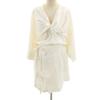 Jonnlynx Made In Japan Linen Blend Short Sleeve One Piece M White Women Used