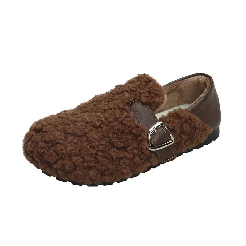 

Модная женская обувь на плоской подошве, с круглым носком, с мелким вырезом, слипоны, обувь Лолиты, замшевая, однотонная, для активного отдыха, для повседневной носки, zapatos mujer 35