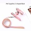 Cats Harness and Leash Set Escape Proof Small Animal Leashes Leash and Collar Easy Control Multicolor Collar & Leash