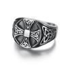Trendy Cross Viking Men's Retro Ring