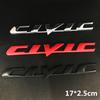 AAALY1 3D Honda Car Personalized Metal Label For The Trunk Sticker For Civic Accord City CR-V Jade Fit Odyssey Hybrid Car Accessories