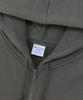 Champion C Logo Regular Fit Zip-Up Hoodie Dark Grey