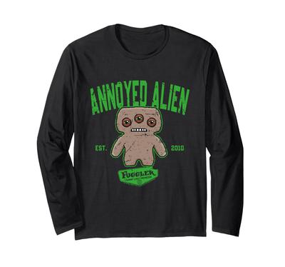 Fuggler Fierce Alien College Sports Long Sleeve T-Shirt