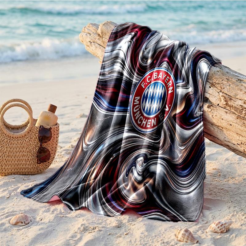 Bayern Munich Print Microfiber Beach Towel Quick Dry Absorbent Large Towel For Beach Swimming Travel