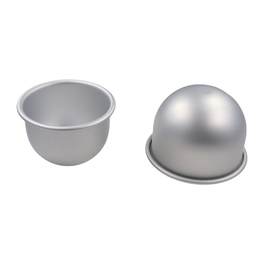 Aluminum Zinc Zinc Alloy Half Round Ball Cake Mold Semicircle Doll Dress Cake Mold  Pudding