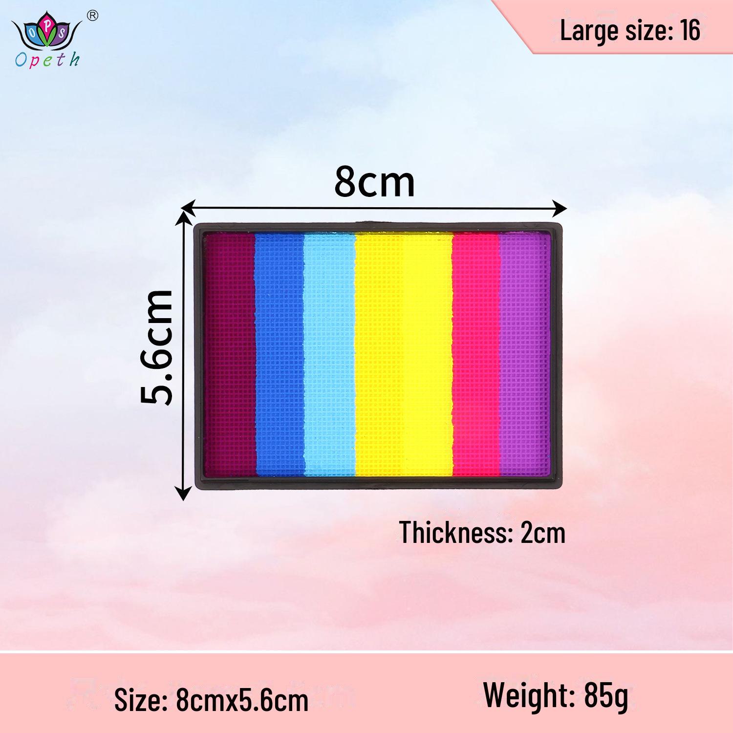 

Водорастворимая радужная краска для лица для детей Water-soluble face paint