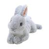 Knee Rabbit Plush Toy Gray S P-3772