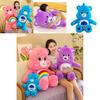 Rainbow Care Bears Plush Toy Large Size Stuffed Doll For Birthday Gift