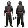 Black Long Sleeved One-piece Cosplay For Both Men And Women