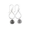 Black Rutile Gemstone 925 Sterling Silver Jewelry Handmade Stylish Earrings1.90" EE-19-24