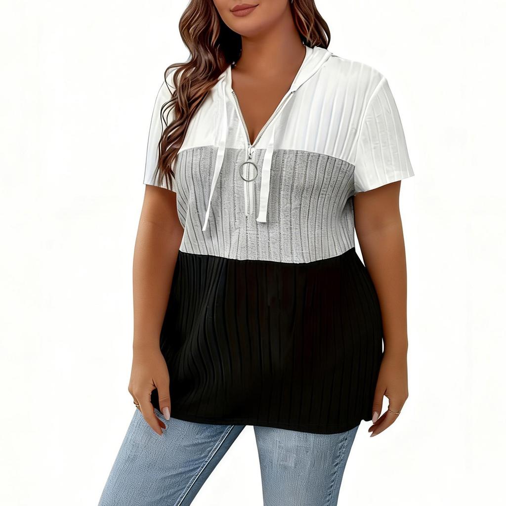 Women's Fashionable Short Sleeve Elegant Commuting And Casual Top