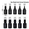10-Piece Multi-Spline Broken Bolt & Screw Thread Removal Tool Set