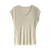 Women's Wool Ice Silk Sleeveless Knitted Bottom Shirt Slim Outer Wear Inner Vest Top