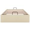 Vidaxl Struttura Letto Ottoman senza Materasso, Crema, 90X200 Cm, Tessuto
