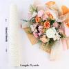 Jacquard Net Mesh Flower Bouquet Wrapping Paper - Elegant Openwork Design for Gift Wrapping and Floral Arrangements