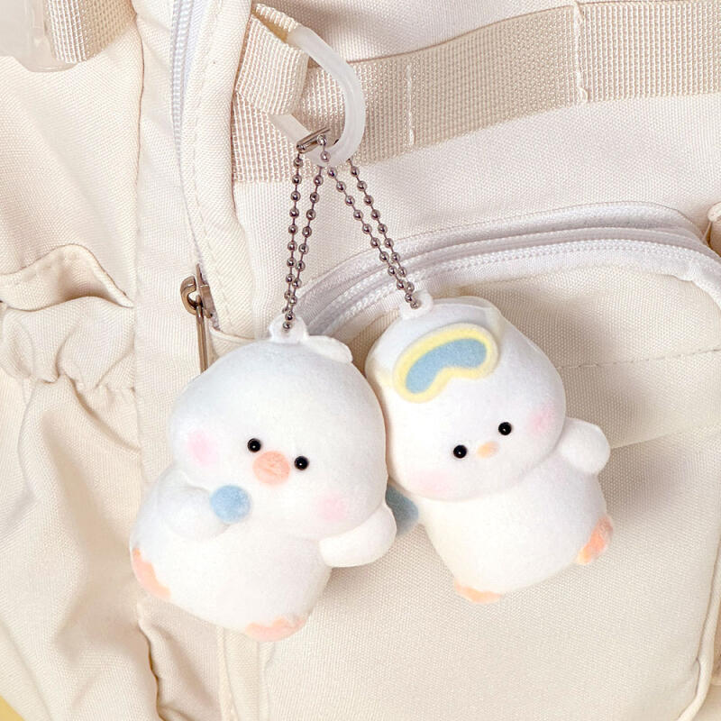 [Schedule] Soft and Fluffy Duck Squishy Keychain (random Delivery)