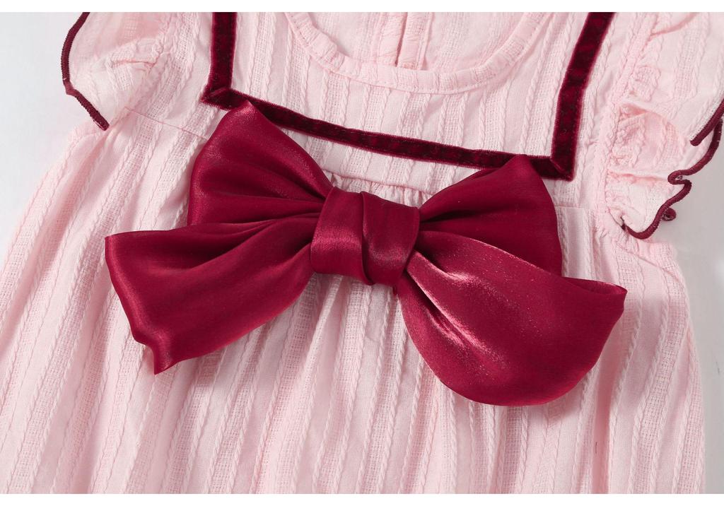 Super Cute Summer One-Piece Lace Bloomer Dress for Infants and Toddlers - Princess 100-Day-Old Edition