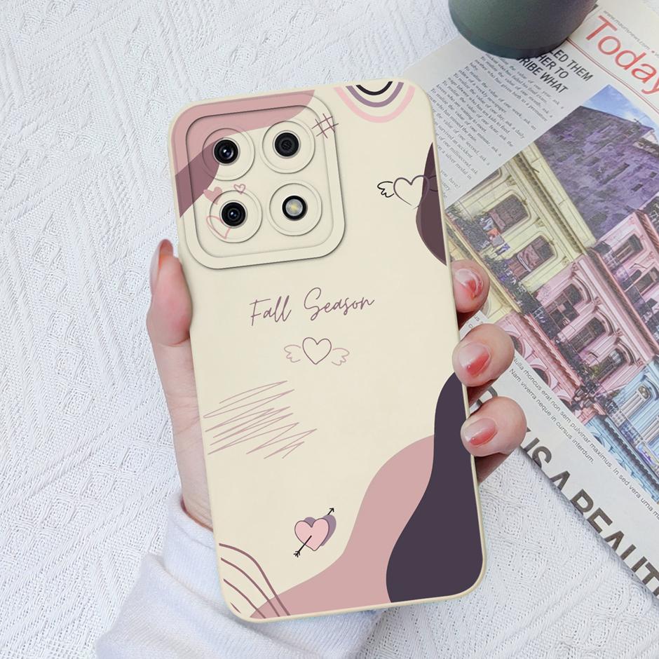 For Honor X8a X8b Cases Cute Dinosaur Leopard Print Liquid Silicone Protective Cover For Honor X8A Honor X8B 6.7 Inches Fundas