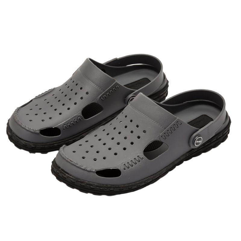 Sandals men's non-smelly feet couple's hole shoes casual comfortable soft travel vacation beach shoes summer