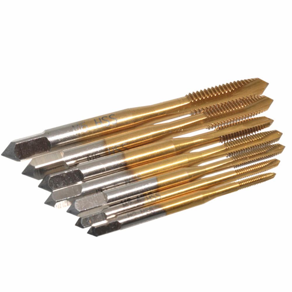 Improve Your DIY Projects with 7pcs HSS Screw Thread Taps Set M2 M6 Perfect for High Temperature Machinery Repair