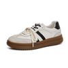 Leather retro women's spring new versatile platform heightening shoes casual sports women's shoes
