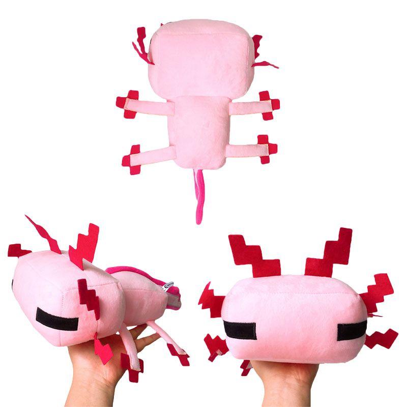 New Axolotl Cute Animal Salamander Plush Doll Hexagonal Dinosaur Doll Gift Doll
