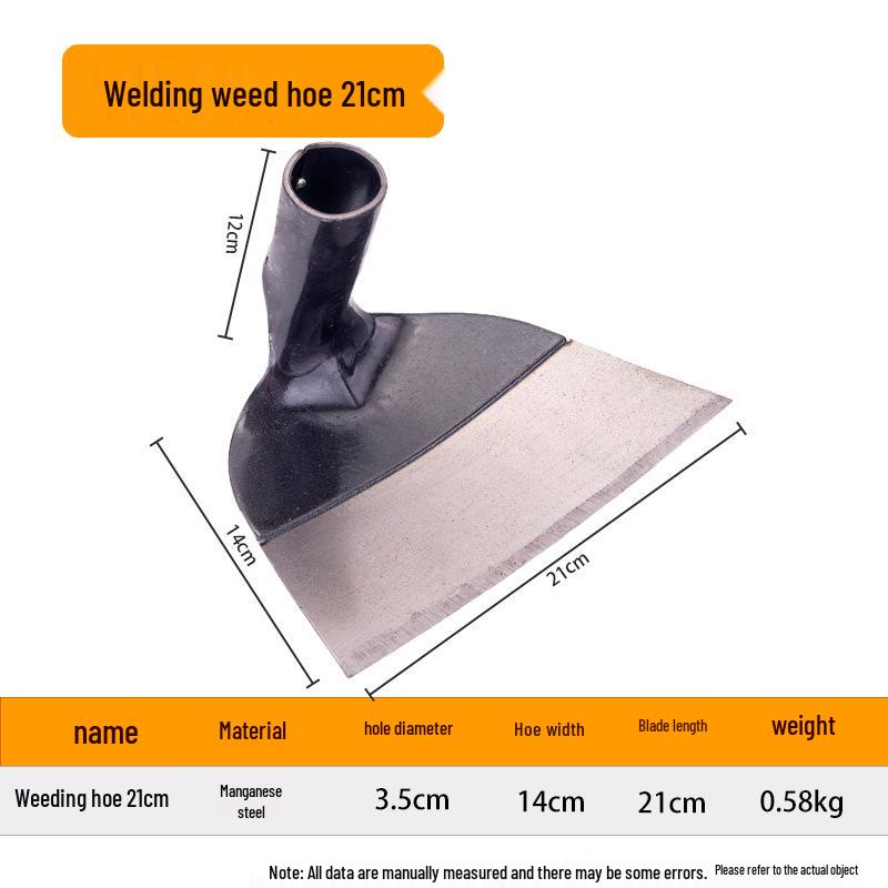 Manganese Steel Agricultural Weeding Hoe for Bamboo Shoots - Thickened for Soil Turning and Land Reclamation