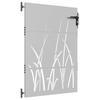 Garden Gate 85 X 150 Cm Corten Steel Grass Design