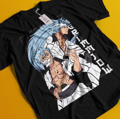 Grimmjow Koszulka Bleach Anime T-Shirt Espada N 4 Koszulka Ichigo Bankai T-Shirt Aizen
