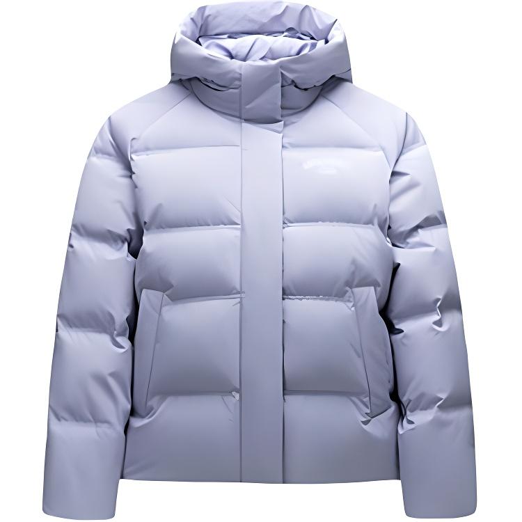 

Anta Casual Simple Solid Color Hooded Thick Comfortable Loose Versatile Down Jacket Women Outerwear 162448902N-4 2XL