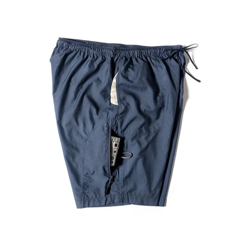 [GSMS0030] GS Packable Shorts GripSwany Packable Shorts Blue Gray, Size M