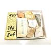 [Natural Whetstone] Yamashiro Meito Stone, 346g with Iyo Meito Stone, 9 X [Higo-no-kami] 10-piece Case, 824g Total. From Kyoto Umegehata, Okuden,