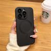 Magnetic CD Pattern Case with Lens Film for iPhone 16E/Apple 15 Pro Max/14 Soft Cover