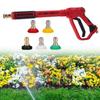 652F Upgraded Pressure Washer Guns with Extension Replacement Wand with 5 Nozzle Tips Pressure Water Guns for Gardening