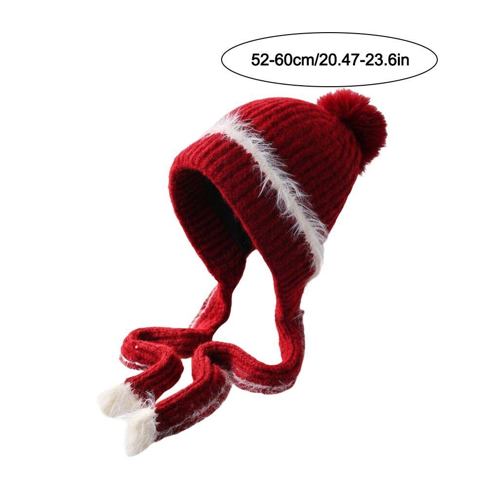 Fashion Warm Knitted Hat Windproof Ear Protection Winter Hat Cold Resistant Beanie Cap Autumn Winter
