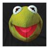 The Muppets Womens/Ladies Kermit Face Ringspun Cotton Fitted T-Shirt