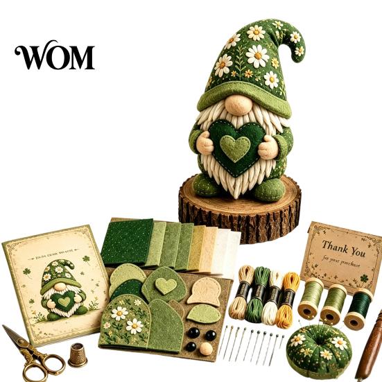 Meeres-Tier-Zubehör-Set DIY Patchwork-Puppe-Set, Handgemachtes Wichtel-Nähset Stoff für Heimdekoration, Stoff-Cartoon-Drachen-Bastelset Anfänger Dekorativ
