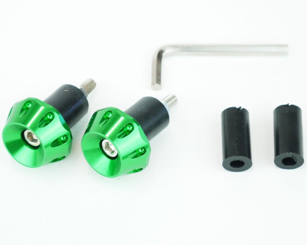 Mini Green Universal Grip End Cap for 7/8" Handle for 22.2mm Handle
