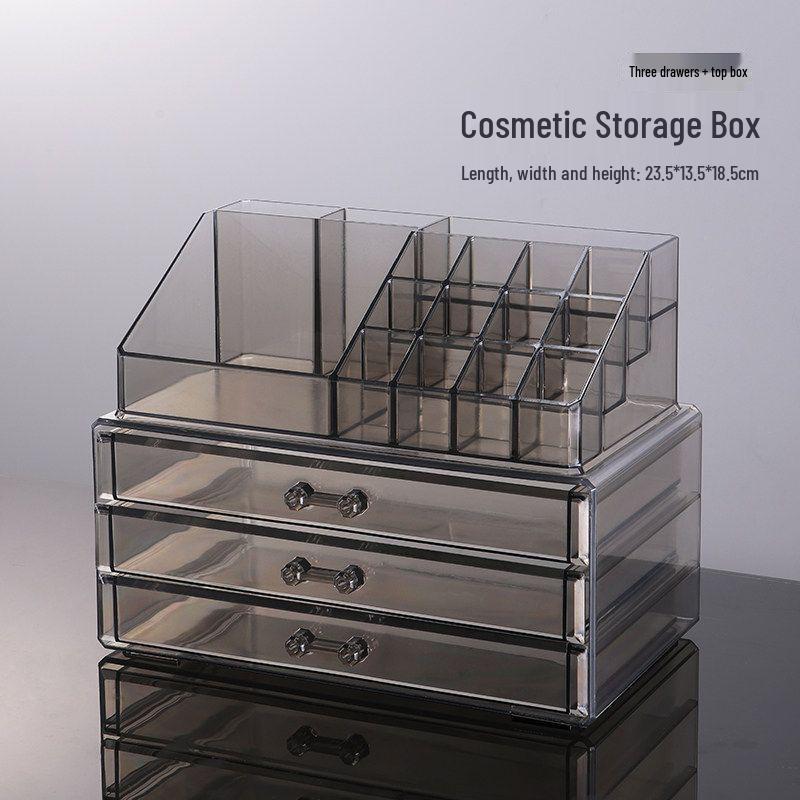 Desktop Drawer Jewelry & Cosmetics Organizer Box