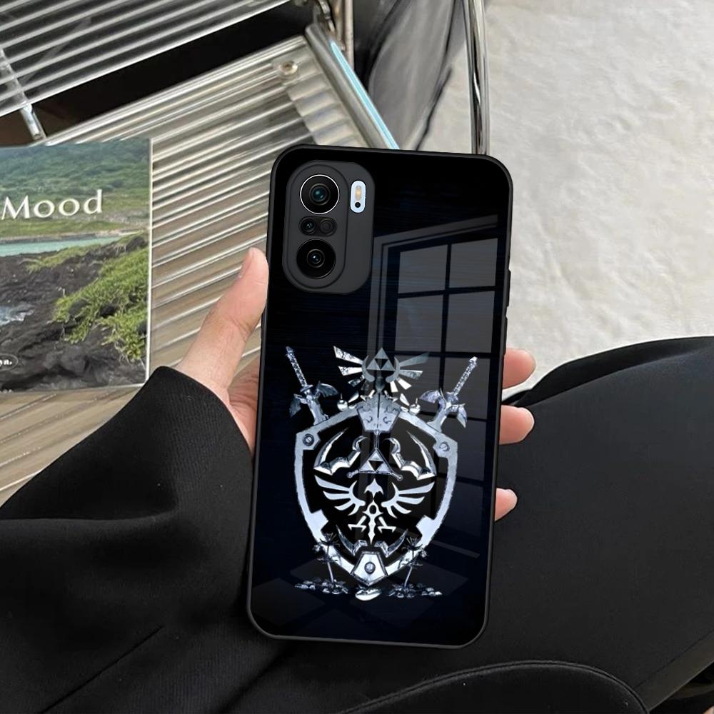 Cartoon Anime Game Z-Zelda Phone Case for Xiaomi 14 13 12 11 13t 12t 11t POCO M6 M5 X6 X5 F6 F5 Ultra Pro Lite 5G toughened glas